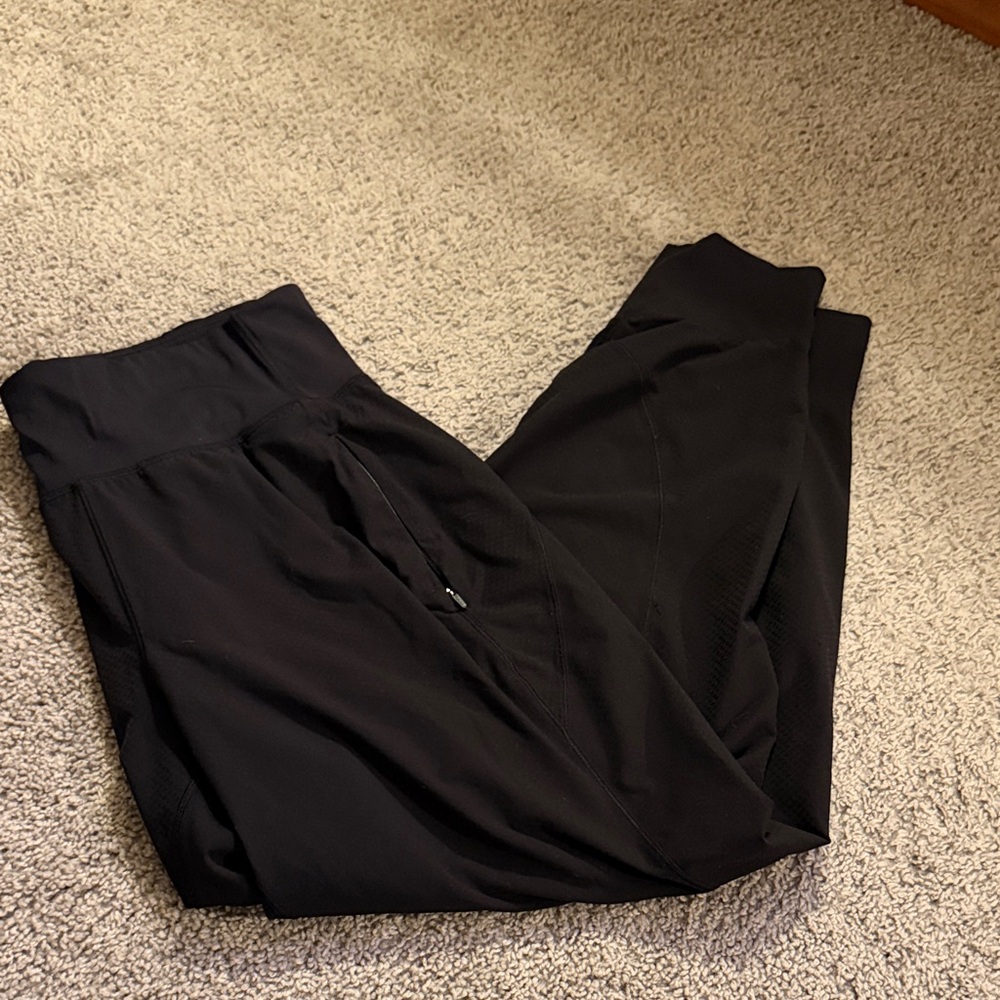 Athleta Black Track Pants Joggers
